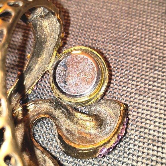 Jessica Carlyle Pink Rhinestone Quartz Watch Bangle FREE BONUS GIFT/JEWELRY ITEM - Picture 6 of 7